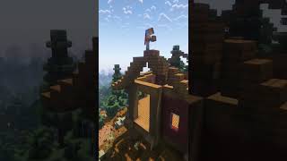 CLIFF CABIN  MINECRAFT TIMELAPSE minecraft minecraftbuildingminecrafttimelapseminecrafttutorial [upl. by Wagstaff]