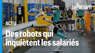 Amazon teste des robots humanoïdes pour préparer ses commandes [upl. by Velvet729]