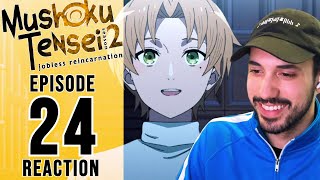 Mushoku Tensei Season 2 Episode 24 Reaction  SUCCESSION [upl. by Nenney69]