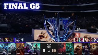 T1 vs DRX  Game 5  Grand Finals LoL Worlds 2022  DRX vs T1  G5 full game [upl. by Yelrebmik]