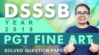 Kishore Kalakaar  DSSSB  PGT Fine Art  Solved Question Paper  2015  Introduction [upl. by Sochor901]