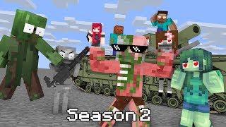 Monster School  Season 2  Minecraft Animation [upl. by Adaiha]