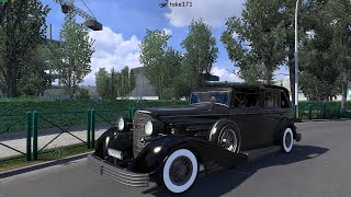 ETS2 150 Cadillac V16 1930  Euro Truck Simulator 2 Car mod [upl. by Aicekat]