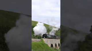 34072 quot257 Squadronquot amp 34070 quotManstonquot on Swanage Railway short steamtrain train heritagerailway [upl. by Ela]