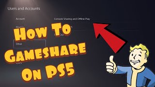 How to Gameshare On PS5 2021  Easiest Way To Share PS5 Games [upl. by Sims924]