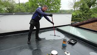 Bond It Roof Seal Liquid Roofing Membrane For Fixing Roof Leaks  Tutorial  How To Apply [upl. by Ras]