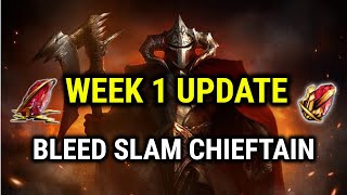 TANKIEST LEAGUESTART YET Bleed Slam Chieftain Week 1 Update Level 96 HCSSFPoE 325 [upl. by Sussi515]