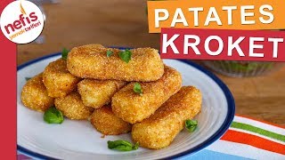 EN PRATİK Patates Kroket Tarifi  Az Malzemeli Çok Lezzetli [upl. by Hayimas]