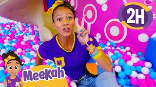 Meekah Explores Munchkins Indoor Playground  Educational Videos for Kids  Blippi and Meekah [upl. by Cruce]