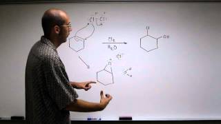 Halohydrin Formation  Addition of Cl2H2O to an Alkene 001 [upl. by Ahseek594]