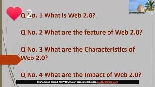 Web 20 what is web 20 Web 20 Tools Features and Application 5Minutes Information Yousuf Ep 109 [upl. by Nuahsyar622]