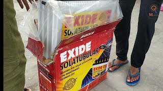 Unboxing Exide Solar battery [upl. by Lilybelle710]