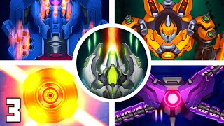 Wind Wings Space Shooter  Level 45 to 60 Bosses Part3 [upl. by Drislane]