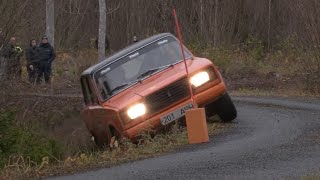 Hiiumaa rahvaralli 2024 crashes amp action [upl. by Reffotsirhc354]