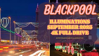 2023 Blackpool Illuminations A 4k Hyperlapse Tour [upl. by Dacie942]