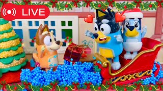 🔴 LIVE BLUEY Christmas Marathon  Pretend Play Bluey Toys Bluey Magazines and Craft 🎄 [upl. by Aicssej]