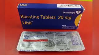 Ubil 20mg tablet review  Bilastine tablets 20mg  tablet for allergy allergic rhinitis itching [upl. by Starling]