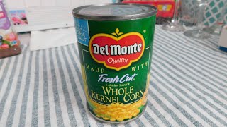 Corn Del Monte Whole Kernel Gold Corn [upl. by Nivat618]