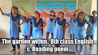 The garden within 8 th class EnglishUnit3 C Reading [upl. by Othilia]