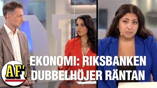 Riksbankens dubbelhöjning av räntan [upl. by Fabrin]