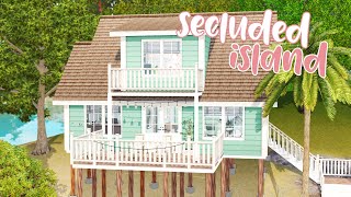 SECLUDED ISLAND RENOVATION 🏝 the sims 3 speed build [upl. by Cathlene]