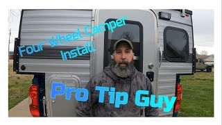 Installing my Four Wheel Camper on Toyota Tundra [upl. by Tegdig]