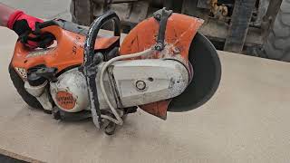 Stihl TS410 Petrol Quick Cut Saw  1082006  38 [upl. by Kirre]