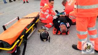 Simulazione incidente stradale e Soccorso  Racalmuto AG [upl. by Modesta]