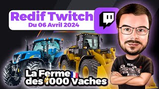 REDIF  1000 Vaches twitch 10042024 [upl. by Nythsa]