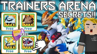 TRAINERS ARENA SECRETS TIPS AND TRICKS AND GLITCH  BLOCKMANGO TRAINERS ARENA [upl. by Nedi]