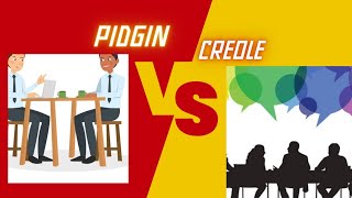 Pidgin VS Creole  Pidginization  Creolization [upl. by Llemmart]