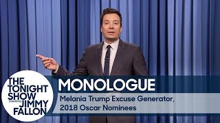 Melania Trump Excuse Generator 2018 Oscar Nominees [upl. by Viveca]