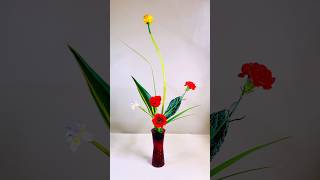 Red Flowers Arrangement flowerarrangementideas 花藝 [upl. by Dorothy544]