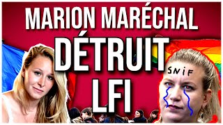 Marion Maréchal Le Pen DÉTRUIT Mathilde Panot sur le R4cisme antiblanc [upl. by Ardnod588]