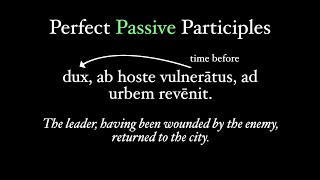 Perfect Passive Participles [upl. by Atekehs]