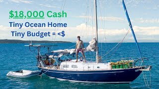 Full SAILBOAT TOUR Tiny 30ft Full Time Live Aboard amp Ocean Sailing Monohull Now 4 Sale  19500 [upl. by Reiter555]