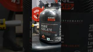 GNC pure Isolate Review 🤫🤫🤫 shorts [upl. by Ardnohs]