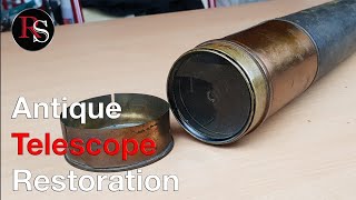 Antique Telescope Restoration  DIY [upl. by Bernadene]