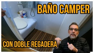 Como construimos nuestro baño camper desde ceros La Guagüita MX [upl. by Bahe671]