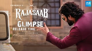 Raja Saab Glimpse  Raja Saab Glimpse Release Time  Prabhas  Director Maruthi  SakshiTVDizital [upl. by Hinch181]