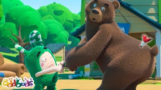 Sleepy Bear  Oddbods  Moonbug No Dialogue Comedy Cartoons for Kids [upl. by Jer]