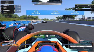 F1 22  MyTeam  Round 12  Le Castellet  Andretti Autosport  Herta [upl. by Naghem]