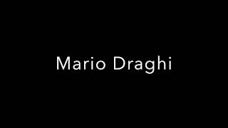 How To Pronounce Mario Draghi [upl. by Yro814]