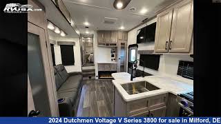 Incredible 2024 Dutchmen Voltage V Series Toy Hauler RV For Sale in Milford DE  RVUSAcom [upl. by Tench]