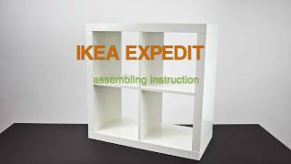 IKEA Expedit  assembling instruction  Zusammenbau Anleitung [upl. by Valdis159]