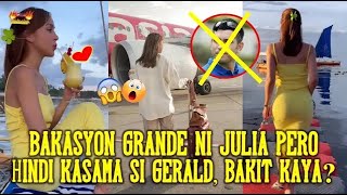 BAKASYON GRANDE ni Julia Barretto na hindi kasama si Gerald Anderson [upl. by Helen138]