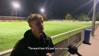 🎤POST MATCH  Dan Bramall speaks after his two goals against Mickleover [upl. by Eineg]