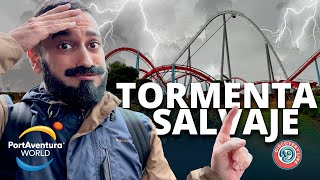 Cómo es un día de lluvia en Portaventura Atracciones cerradas [upl. by Flita]