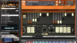 Native Instruments Vintage Organs review  SoundsAndGear [upl. by Finlay]