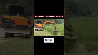 Unmatched Power amp Precision  ExcavatorMounted Flail Mower [upl. by Htebazila]